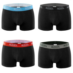 Lots de 4 boxers homme en coton Basic