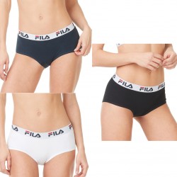 Lot de 3 Boxers coton femme Fila 6044D Multicolore