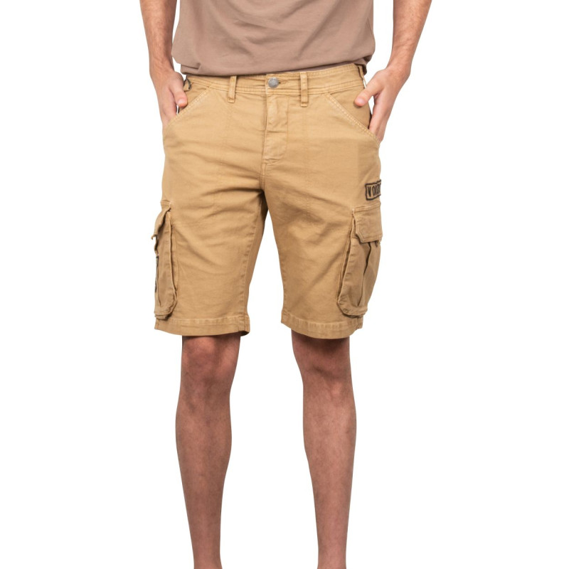 Bermuda Homme Cargo Canvas en coton