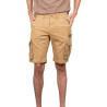 Bermuda Homme Cargo Canvas en coton