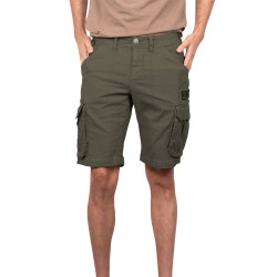 Bermuda Homme Cargo Canvas en coton