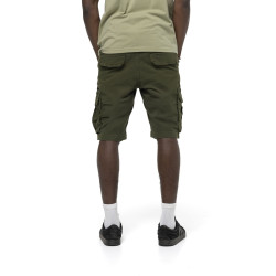 Bermuda homme en canvas avec patchs Cargo