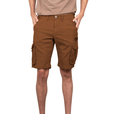 Bermuda Homme Cargo Canvas en coton