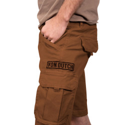 Bermuda Homme Cargo Canvas en coton