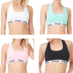 Lot de 4 Brassières coton femme FU6042E Fila - FI/2/BRAX4/FU6042E