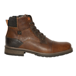 Boots homme en cuir doublure intérieure textile Vasco