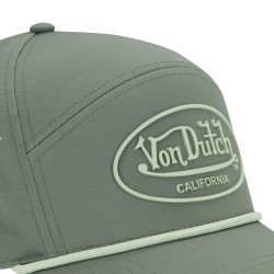 Casquette 6 panneaux filet mesh et patch rubber print Cordon
