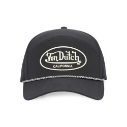 Casquette 6 panneaux filet mesh et patch rubber print Cordon