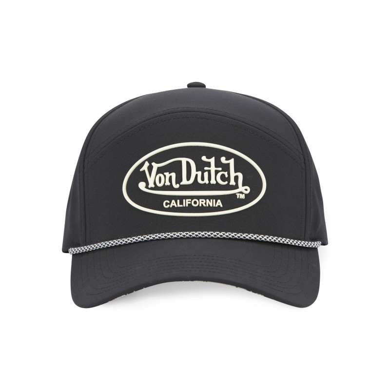 Casquette 6 panneaux filet mesh et patch rubber print Cordon Casquette 6 panneaux filet mesh et patch rubber print Cordon