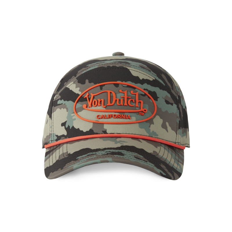 Casquette 6 panneaux adulte logo rubber print Cord Casquette 6 panneaux adulte logo rubber print Cord