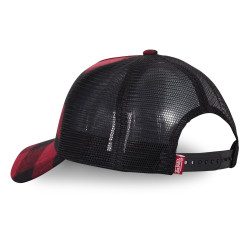 Casquette homme baseball avec filet à carreaux Von Dutch