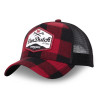 Casquette homme baseball avec filet à carreaux Von Dutch