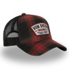 Casquette baseball en flannelle a carreaux Casquette baseball en flannelle a carreaux