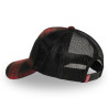 Casquette baseball en flannelle a carreaux Casquette baseball en flannelle a carreaux