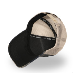 Casquette baseball avec filet adulte en flannelle à carreaux Car