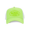 Casquette baseball premium fluo bicolore avec patch rubber print Fluo