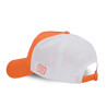 Casquette baseball premium fluo bicolore avec patch rubber print Fluo