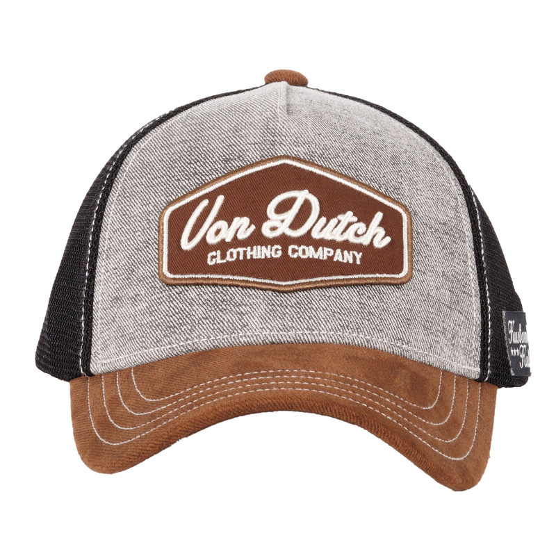 Casquettes homme trucker avec filet effet simili Von Dutch