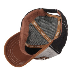 Casquettes homme trucker avec filet effet simili Von Dutch