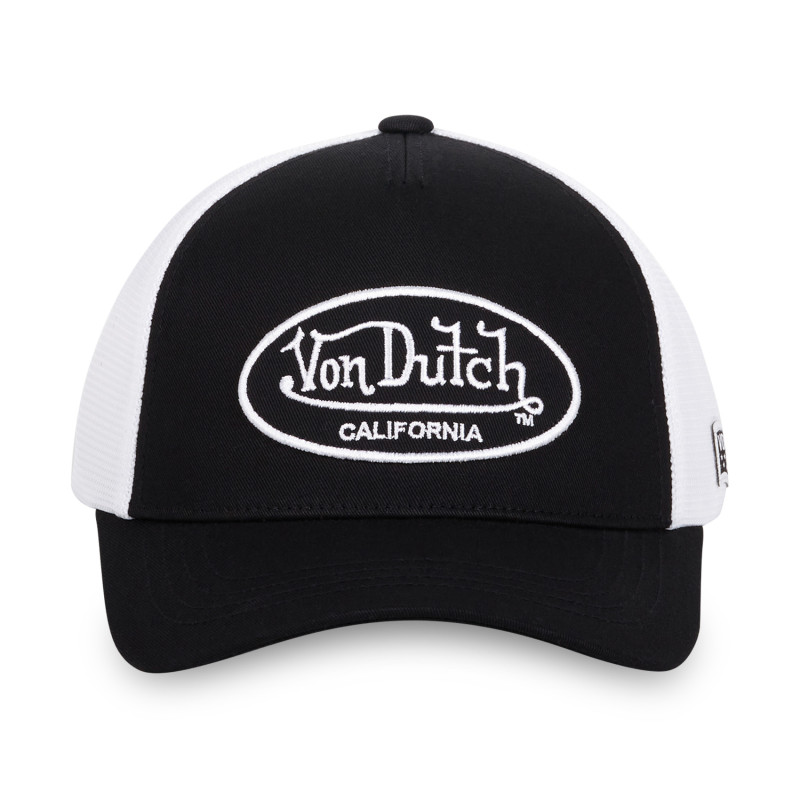 Casquette baseball avec filet sergé de coton et badge brodé Lof Casquette baseball avec filet sergé de coton et badge brodé Lof