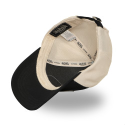 Casquette baseball avec filet adulte bi-colore et logo brodé LOFB