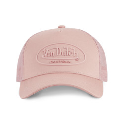 Casquette baseball avec filet en sergé de coton et patch Rubber Logo