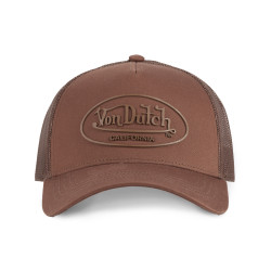 Casquette baseball avec filet en sergé de coton et patch Rubber Logo