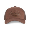 Casquette baseball avec filet en sergé de coton et patch Rubber Logo Casquette baseball avec filet en sergé de coton et patch Rubber Logo