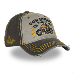 Casquette baseball adulte devant avec broderie effet usé Retro Racer