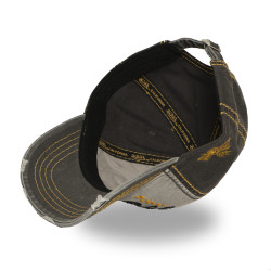 Casquette baseball adulte devant avec broderie effet usé Retro Racer