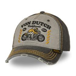 Casquette baseball adulte devant avec broderie effet usé Retro Racer