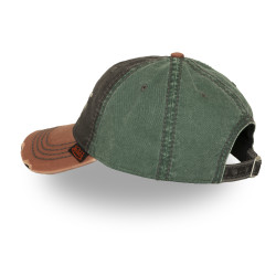 Casquette baseball adulte devant avec broderie effet usé Retro Fuel