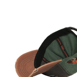 Casquette baseball adulte devant avec broderie effet usé Retro Fuel