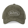 Casquette baseball en suedine Kaki Casquette baseball en suedine Kaki