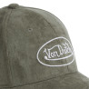 Casquette baseball en suedine Kaki Casquette baseball en suedine Kaki