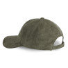Casquette baseball en suedine Kaki Casquette baseball en suedine Kaki