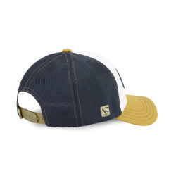 Casquette baseball avec filet et patch en bouclette et broderie Terry