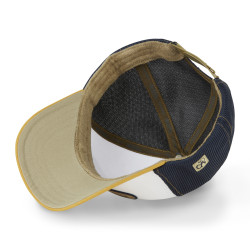 Casquette baseball avec filet et patch en bouclette et broderie Terry