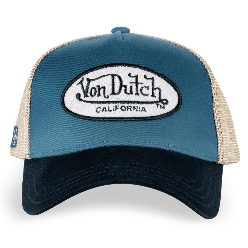 Casquette baseball avec filet et patch en bouclette et broderie Terry