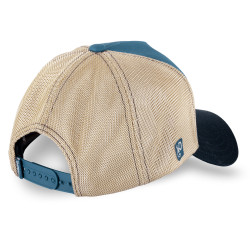Casquette baseball avec filet et patch en bouclette et broderie Terry