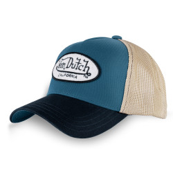 Casquette baseball avec filet et patch en bouclette et broderie Terry