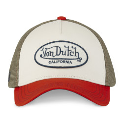 Casquette baseball avec filet et patch en bouclette et broderie Terry
