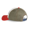 Casquette baseball avec filet et patch en bouclette et broderie Terry Casquette baseball avec filet et patch en bouclette et broderie Terry