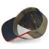 Casquette baseball avec filet et patch en bouclette et broderie Terry Casquette baseball avec filet et patch en bouclette et broderie Terry