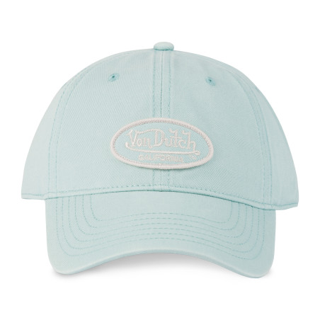 Casquette dad cap en sergé de coton avec patch brodé Log