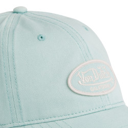 Casquette dad cap en sergé de coton avec patch brodé Log