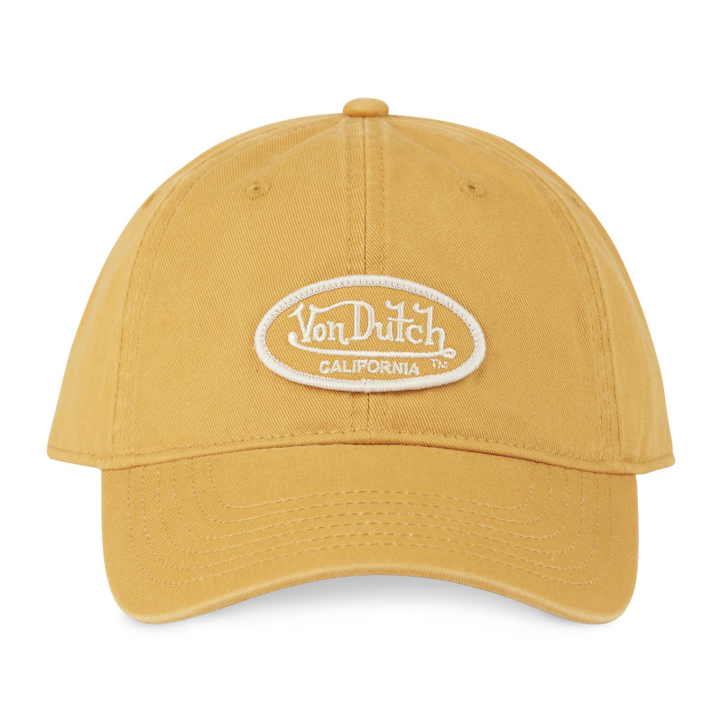 Casquette dad cap en sergé de coton avec patch brodé Log