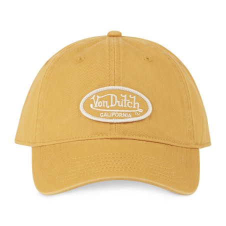 Casquette dad cap en sergé de coton avec patch brodé Log