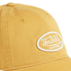 Casquette dad cap en sergé de coton avec patch brodé Log