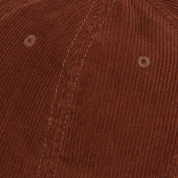 Casquette dad cap adulte en velours avec patch Log